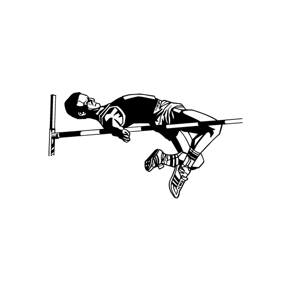 Track and field Wall Decal Vinyl Decal Car Decal Bl003