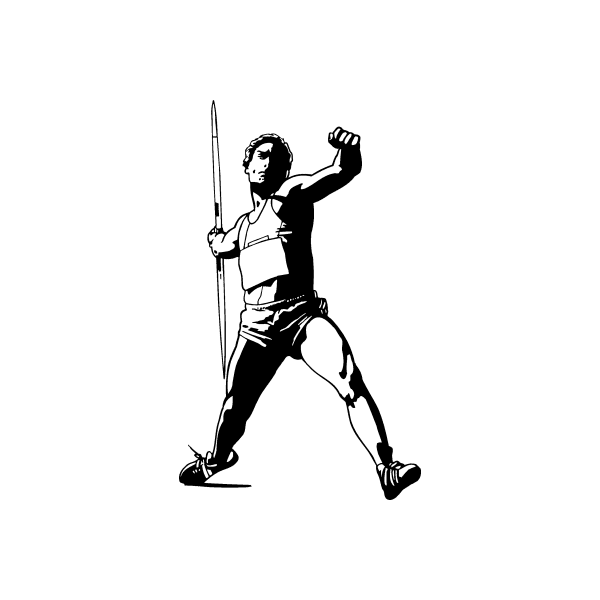 Track and field Wall Decal Vinyl Decal Car Decal Bl011