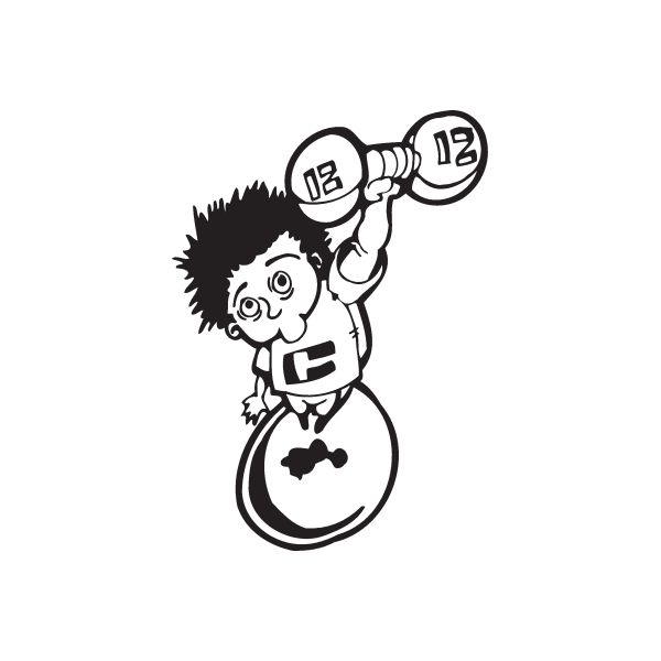 Weightlifting Wall Decal