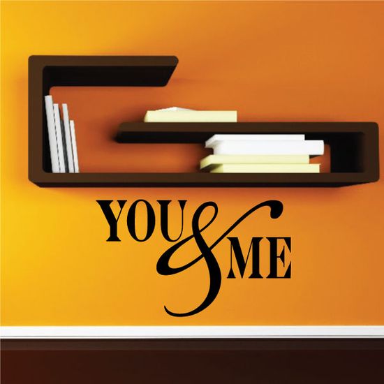 You and me Wall Decal