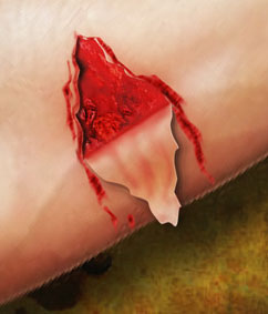 Replacement Blood Bladder for Flesh Wound