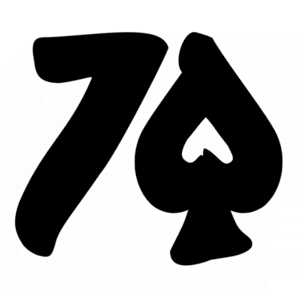 Double Cross Seven of Spades Stamper