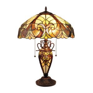 Chloe Liaison Bronze Double-Lit Table Lamp
