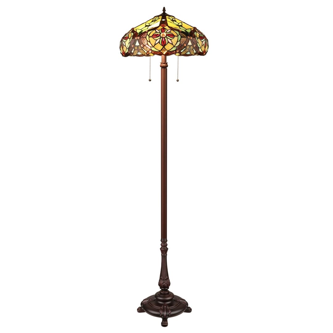 Chloe Cora Victorian 2-Light Floor Lamp
