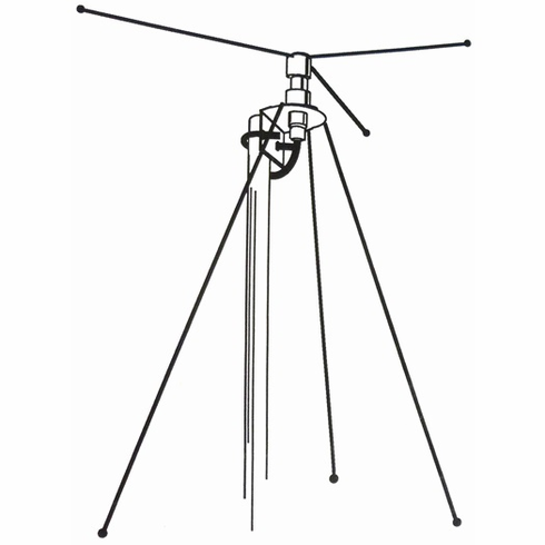 HUSTLER DISCONE BASE SCANNER ANTENNA