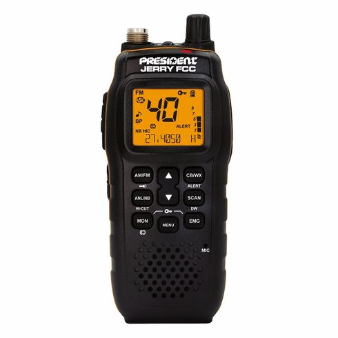 PRESIDENT JERRY FCC AM/FM HANDHELD CB