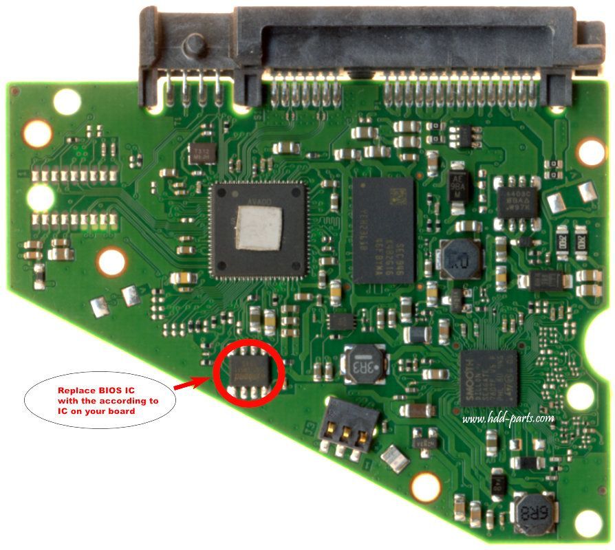 ST2000DM008 2FR102-020 0001 ST2OOODMOO8 100815595 REV D 3.5'' SATA ...