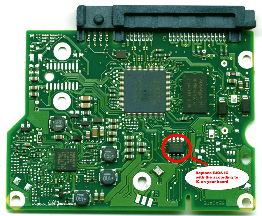 Carte PCB Pour Disque Dur Seagate ST9750422AS 9RW14G-567 - Réf. 200361 100656847 REV A