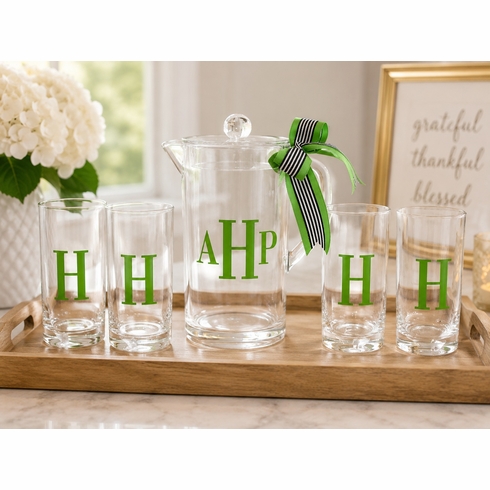 Acrylic Pitcher & Glasses