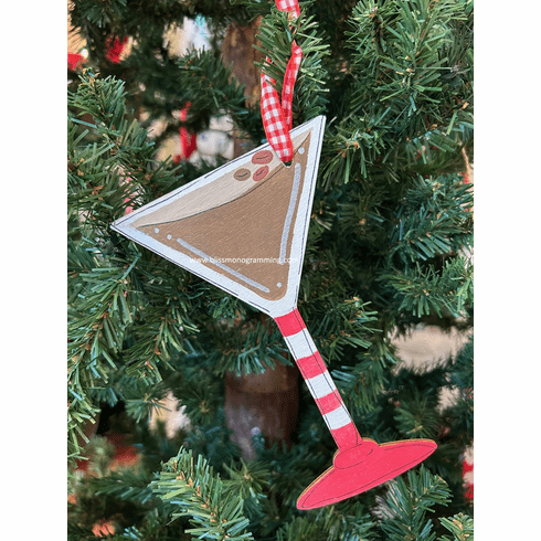Chocolate Martini<br>Christmas Ornament