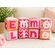 Fabric Baby Name Blocks
