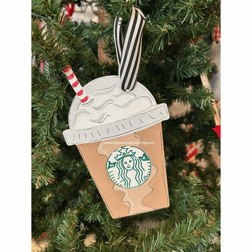 Iced Coffee<br>Christmas Ornament