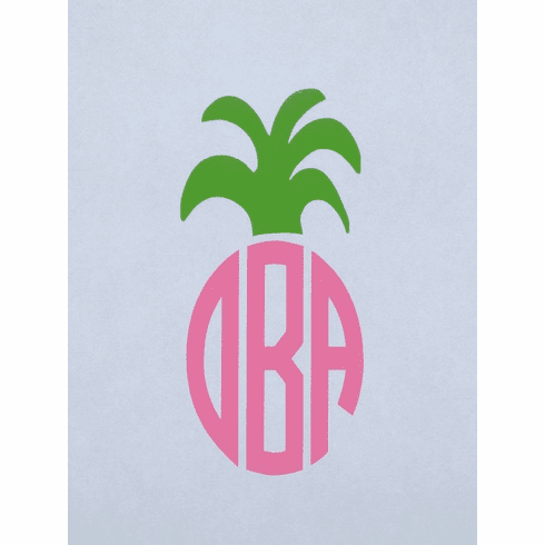 Pineapple Car Monogram