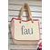 Rope Handle College Tote