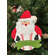 Santa Holding a Sports Ball<br>Christmas Ornament