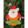 Santa Holding a Sports Ball<br>Christmas Ornament