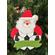 Santa Holding a Sports Ball<br>Christmas Ornament