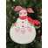 Snow Grandma with Hearts<br>Christmas Ornament