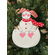 Snow Grandma with Hearts<br>Christmas Ornament