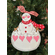 Snow Grandma with Hearts<br>Christmas Ornament
