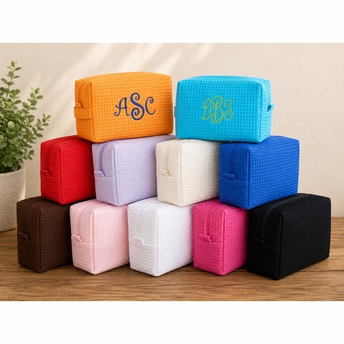 Waffle Cosmetic Bag - Large