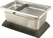 LARGE (6" X 12" X 4" Deep) Sturdy Knockbox on Rubber Base