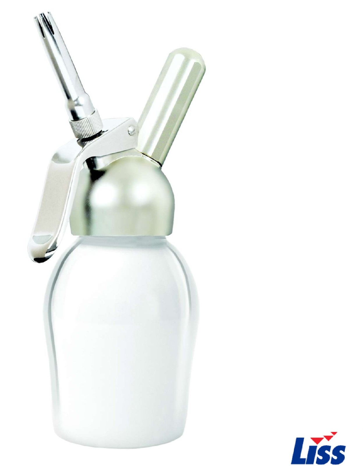 White Whipped Cream Dispenser (Half Pint)