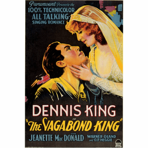 The Vagabond King 1930 on DVD