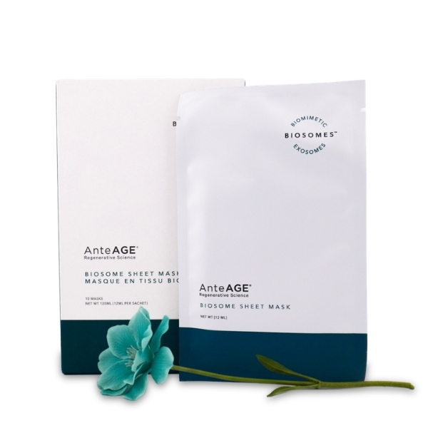 AnteAGE MD Biosome Sheet Mask | Post-Procedure Recovery Mask - 10pk