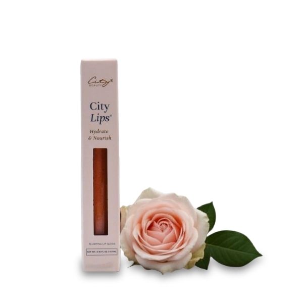 City Lips Nude York | Immediate & Long-Term Plumping Lip Gloss