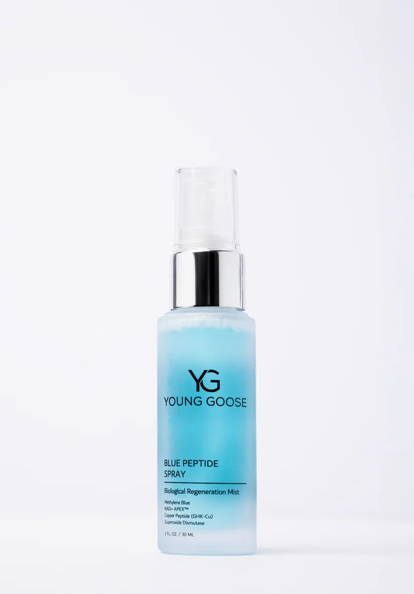 Young Goose Blue Peptide Spray | Advanced Copper Peptide Environmental Shield & Mist - Travel
