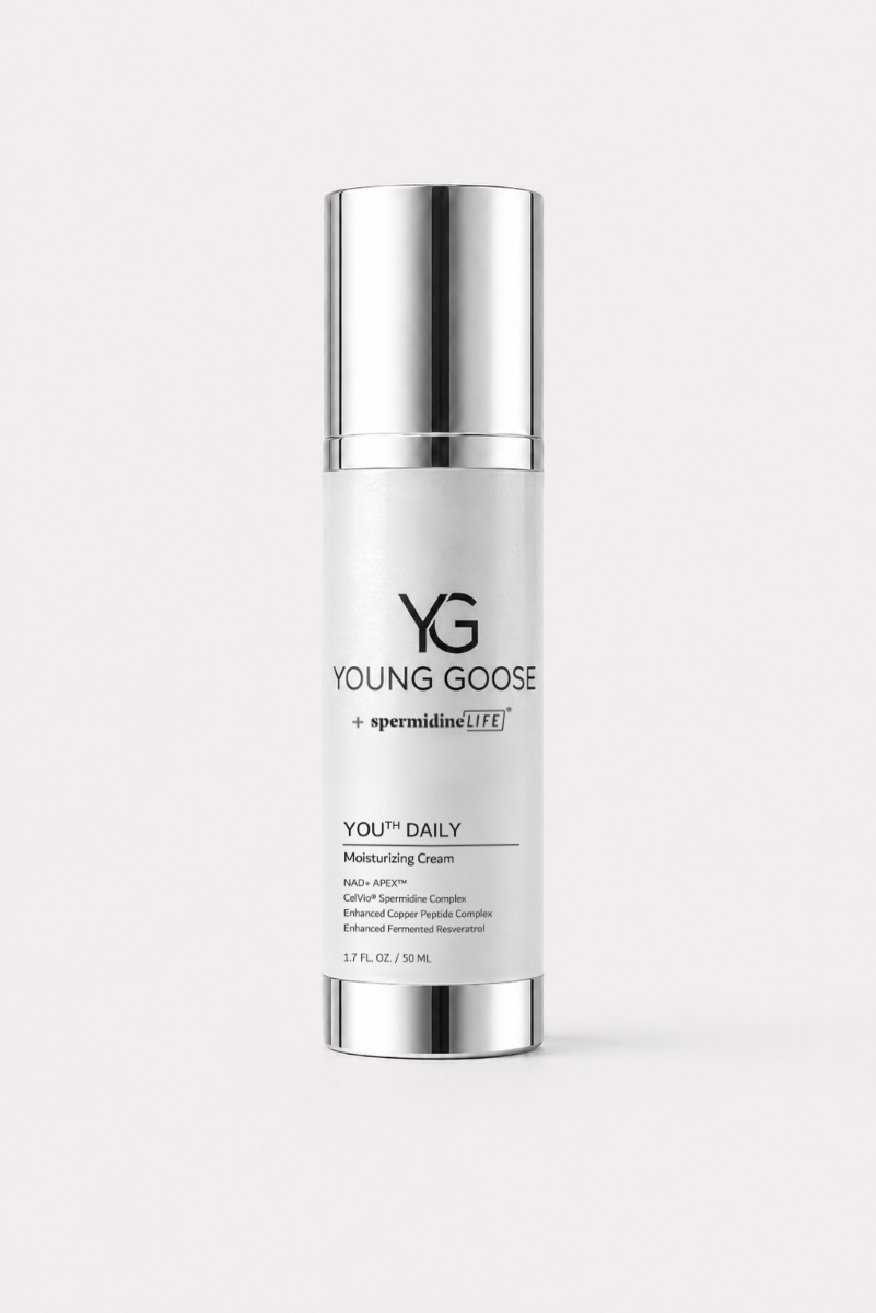 Young Goose Youth Daily Moisturizer | Lightweight Cellular Longevity & Daily Environmental Defense Cream