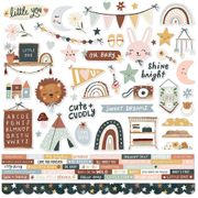 BoHo Baby - 12x12 Sticker Sheet