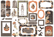 Ghostly Greetings / ChipBoard Pieces