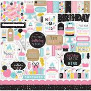 Magical Birthday Girl - 12x12 Sticker Sheet