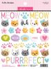 Meow / Puff Stickers