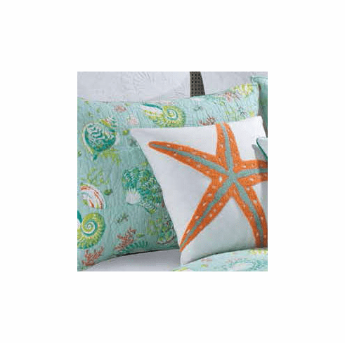 1 standard sham Sea Glass