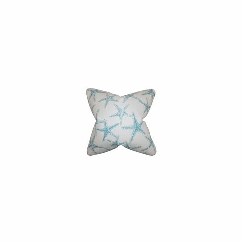 Aqua Starfish Pillow