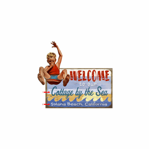 Beach Cottage Sign
