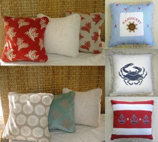 Beach house pillows