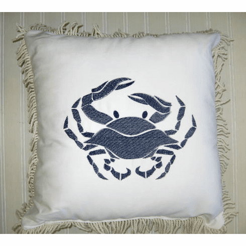 Blue Crab Pillow