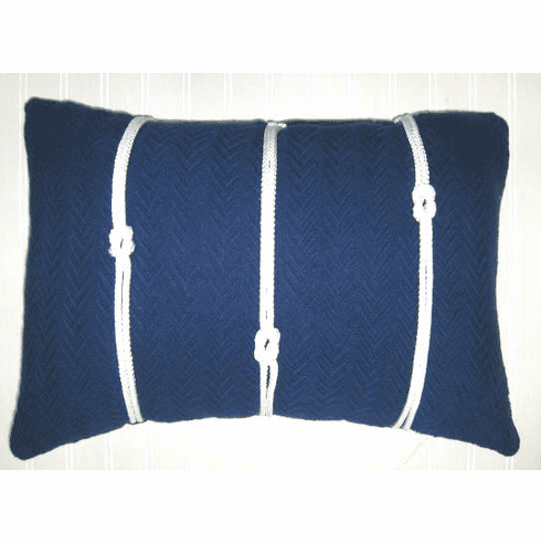 Blue Knot Pillow
