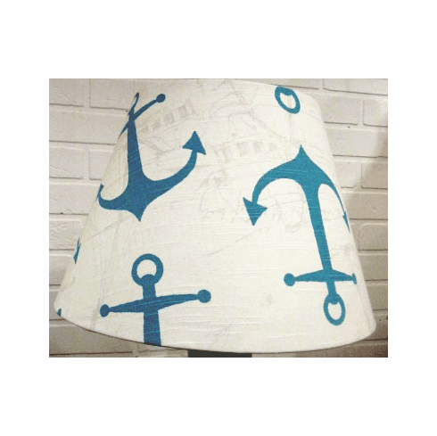 Blue Nautical Lampshade 
