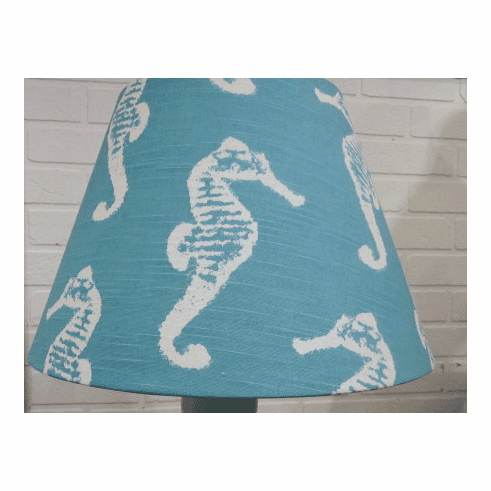 Blue Seahorse Lamp Shade 