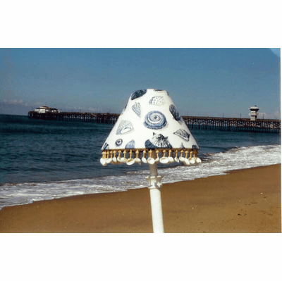 Blue Seashell Lampshade 