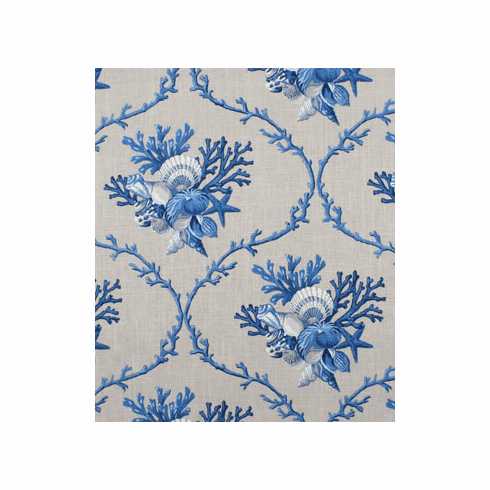 Blue Seashell Shower Curtain Northport