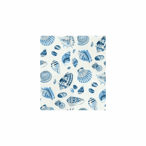 Blue Seashell Standard Sham 