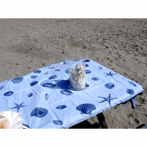 Blue Shell Tablecloth