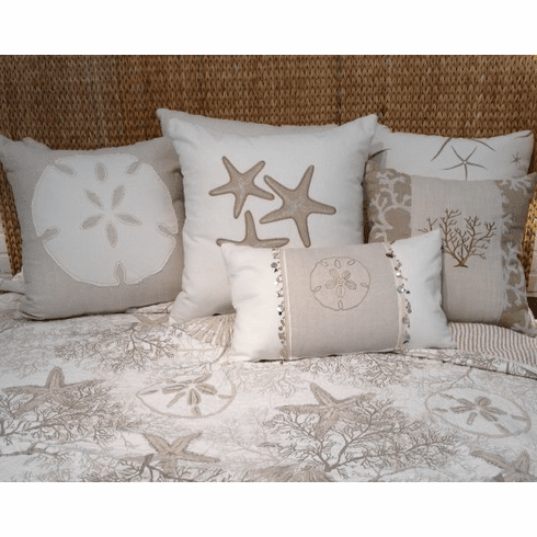 Coastal Bedding White Sand Twin Quilt