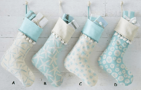 Coastal Christmas Stockings